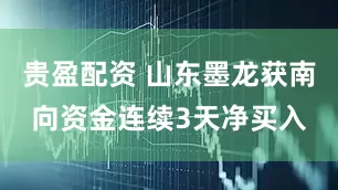 贵盈配资 山东墨龙获南向资金连续3天净买入